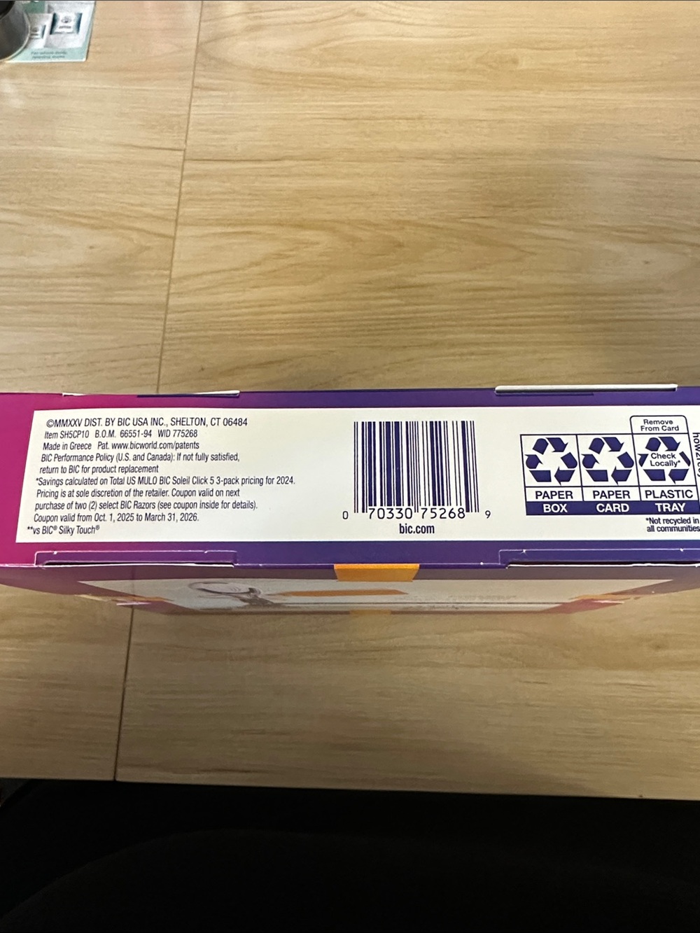 BIC Soleil Click 5 Razor Gift Set - Picture 3 of 3